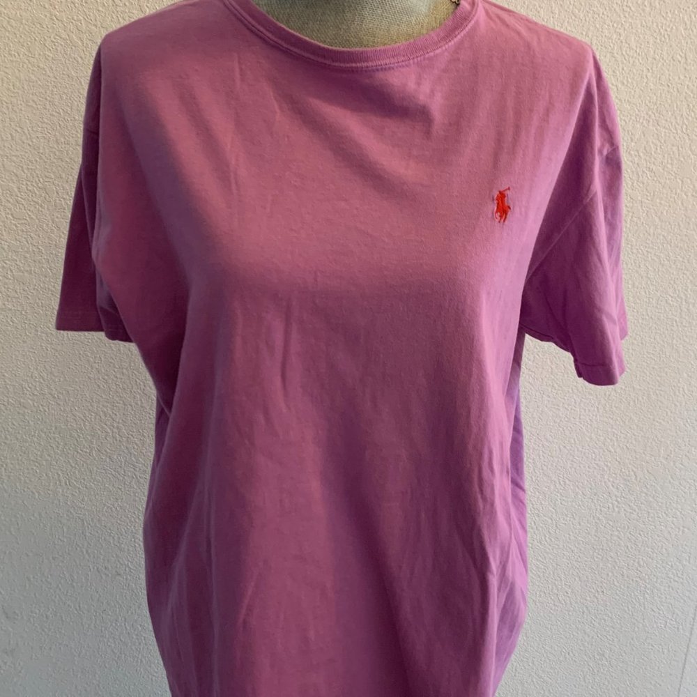 Polo Men's Purple Tee Shirt Size Medium